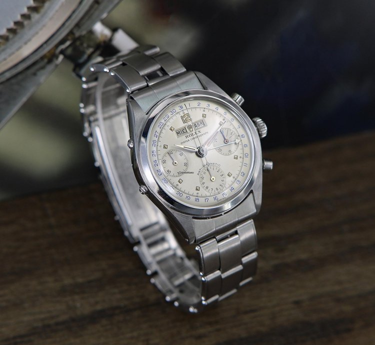 Rolex Chronograph Dato-compax Jean-claude Killy Ref 6036 Stainless Steel From The Year 1952