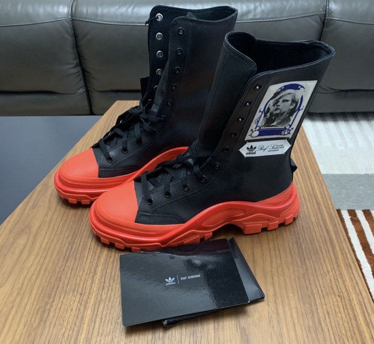 Adidas Raf Simons Hi Top Sneakers