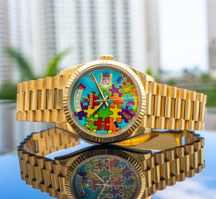 Rolex Day-date 36 2023 Rolex Day-date 128238 Puzzle Yellow Gold 36mm