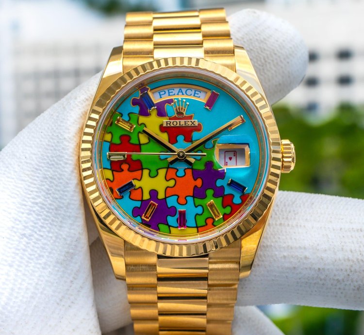 Rolex Day-date 36 2023 Rolex Day-date 128238 Puzzle Yellow Gold 36mm