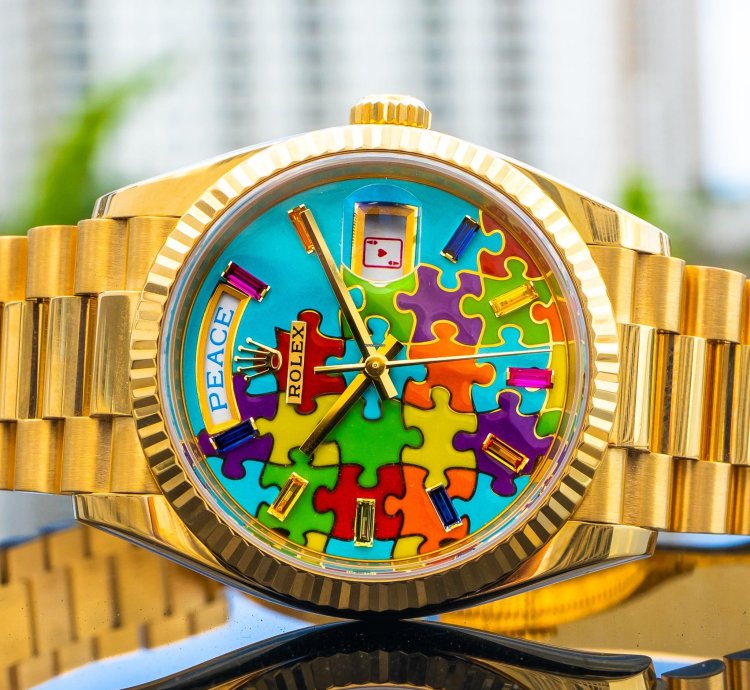 Rolex Day-date 36 2023 Rolex Day-date 128238 Puzzle Yellow Gold 36mm