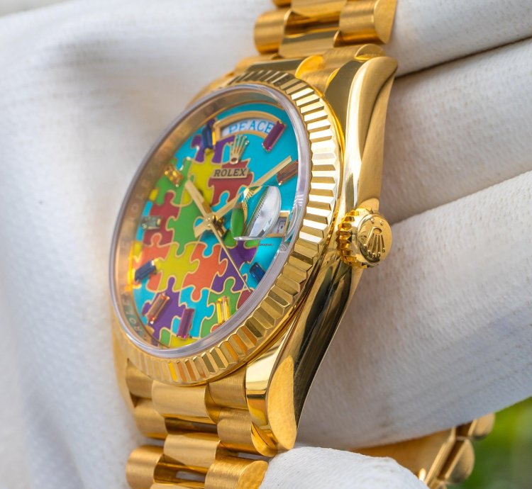 Rolex Day-date 36 2023 Rolex Day-date 128238 Puzzle Yellow Gold 36mm
