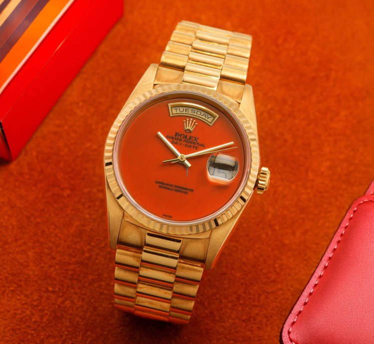 Rolex Day-date 36 Coral Ref 18238 full Set