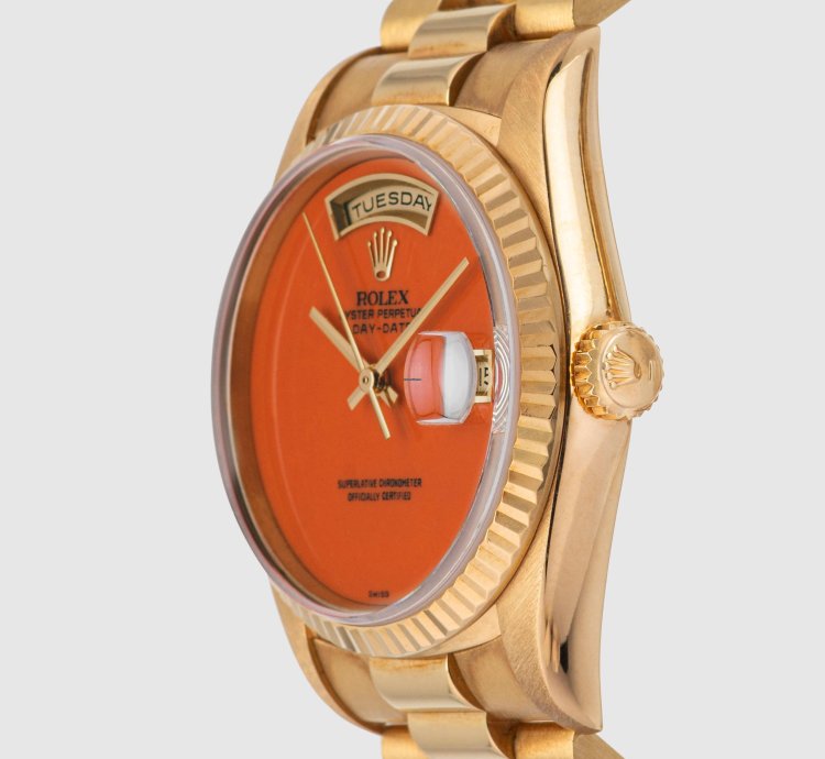 Rolex Day-date 36 Coral Ref 18238 full Set
