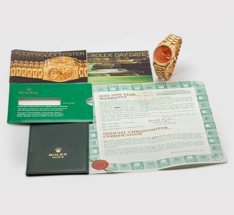 Rolex Day-date 36 Coral Ref 18238 full Set