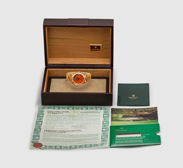 Rolex Day-date 36 Coral Ref 18238 full Set