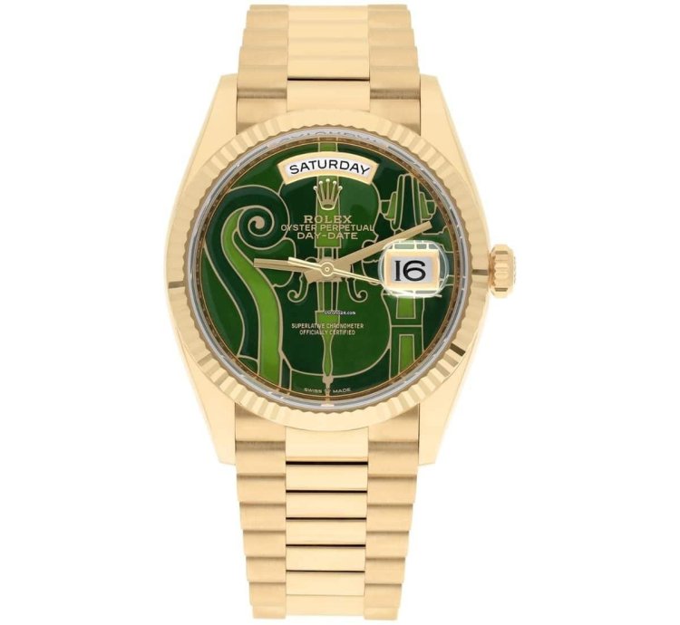 Rolex Day-date 36 Gold President 128238 Vienna Philharmonic Dial Limited Edition