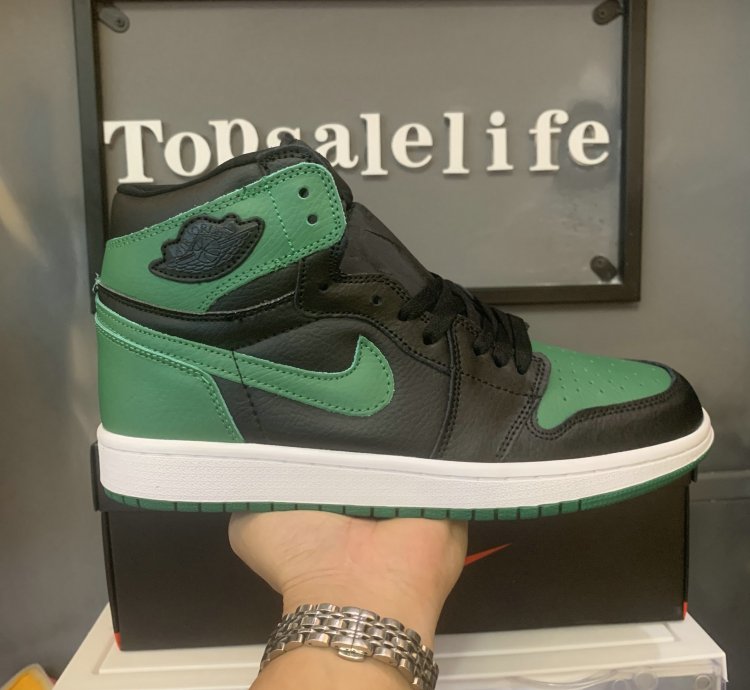 Jordan 1 Retro High Pine Green Black 555088-030