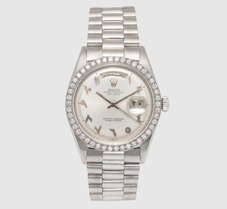 Rolex Day-date 36 Platinum Arabic Hindi Dial Ref 1804 Year 1967