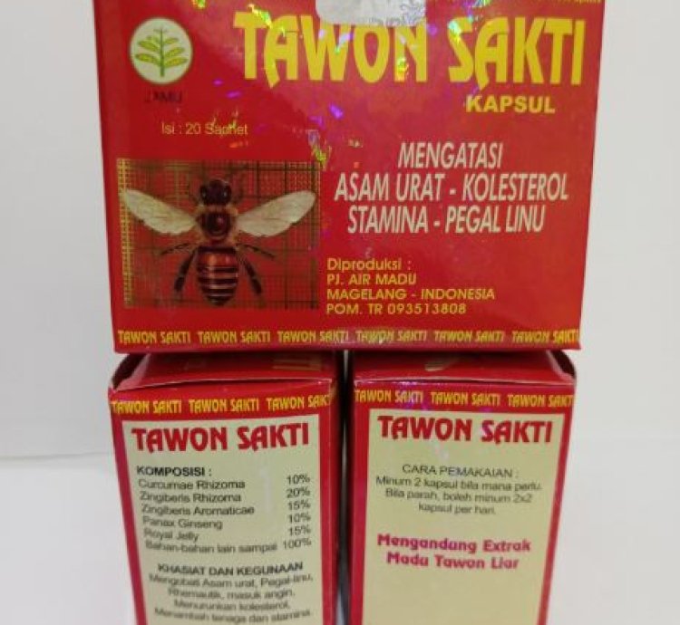 Tawon Sakti Herbs Capsule 100 Original Product 4 Box
