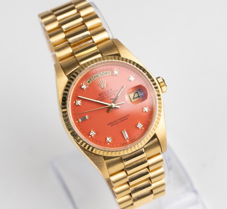 Rolex Day-date 36 Very Rare Lobster Stella Dial