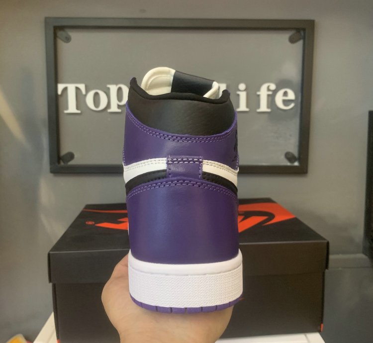 Jordan 1 Retro High Court Purple White 555088-500