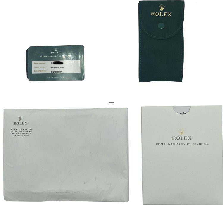 Rolex Day-date Platinum Masterpiece Meteorite Dial M18956r Box Papers