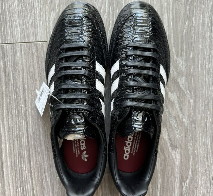 Adidas Samba Made In Italy - Black Croc - Size 9