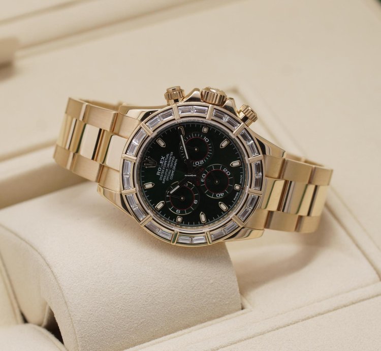 Rolex Daytona 116568br Rolex Service Box Gr Baguette