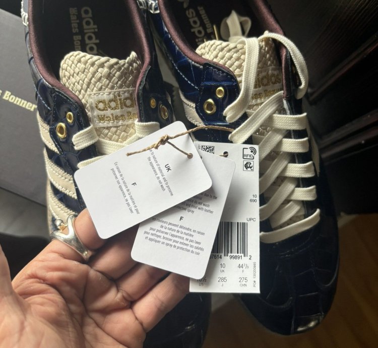 Adidas Samba Navy Croc Sneakers