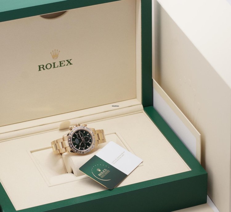 Rolex Daytona 116568br Rolex Service Box Gr Baguette