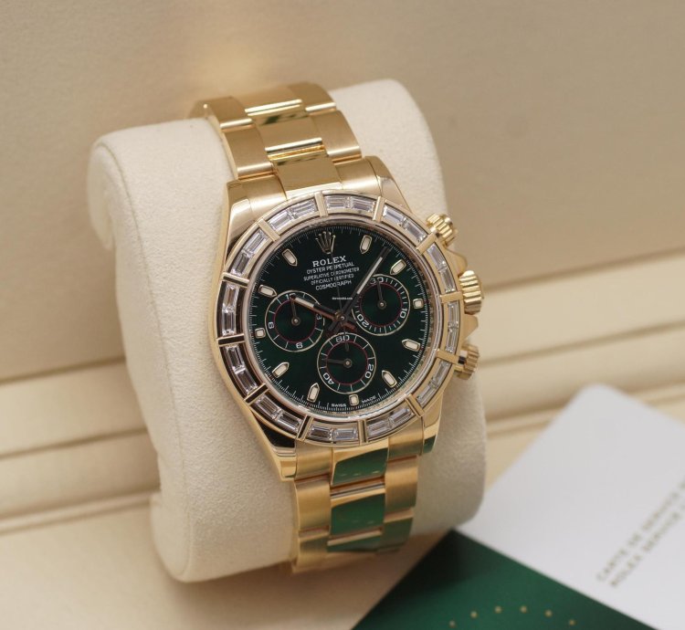 Rolex Daytona 116568br Rolex Service Box Gr Baguette