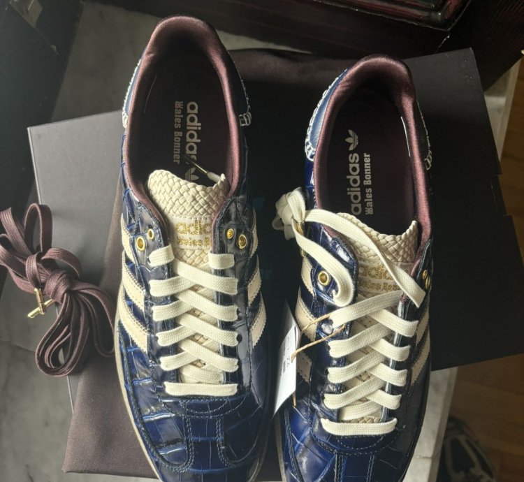 Adidas Samba Navy Croc Sneakers