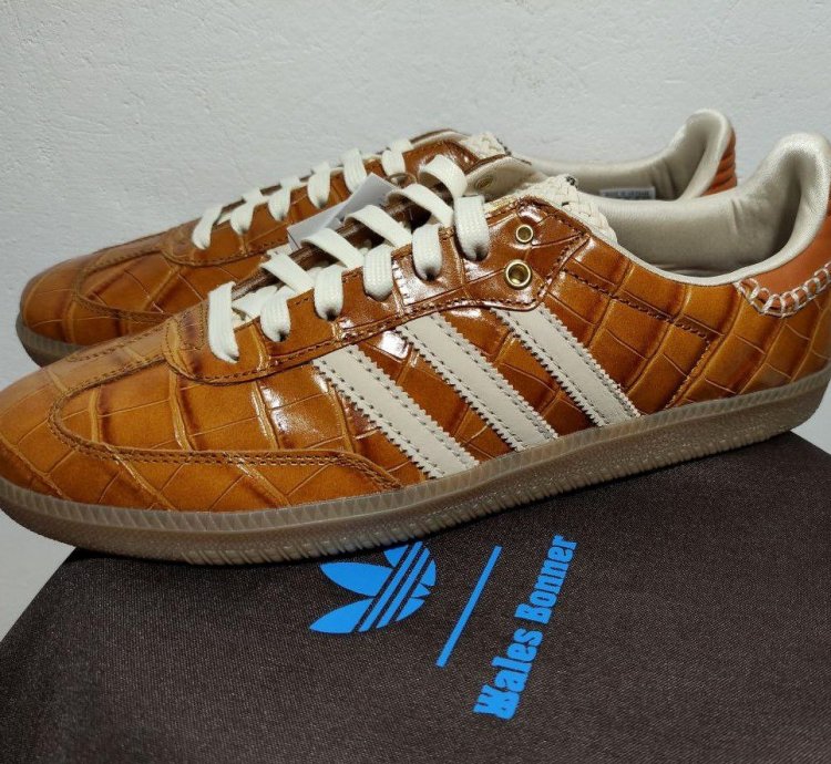 Adidas Samba Wales Bonner Brown Croc Jh9826 Size Us 11