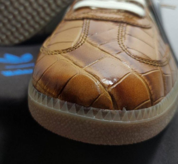 Adidas Samba Wales Bonner Brown Croc Jh9826 Size Us 11