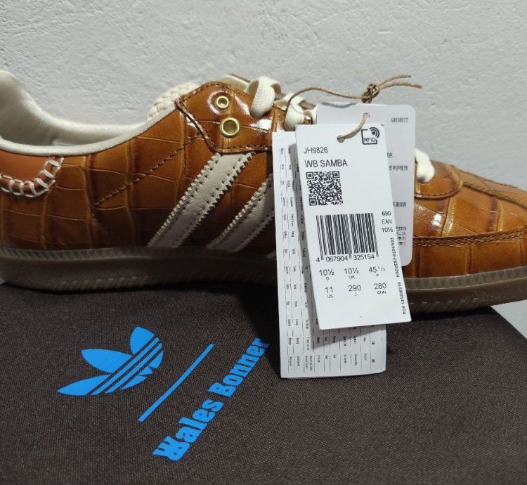 Adidas Samba Wales Bonner Brown Croc Jh9826 Size Us 11