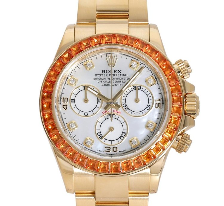 Rolex Daytona 116578saco Automatic Yellow Gold Good