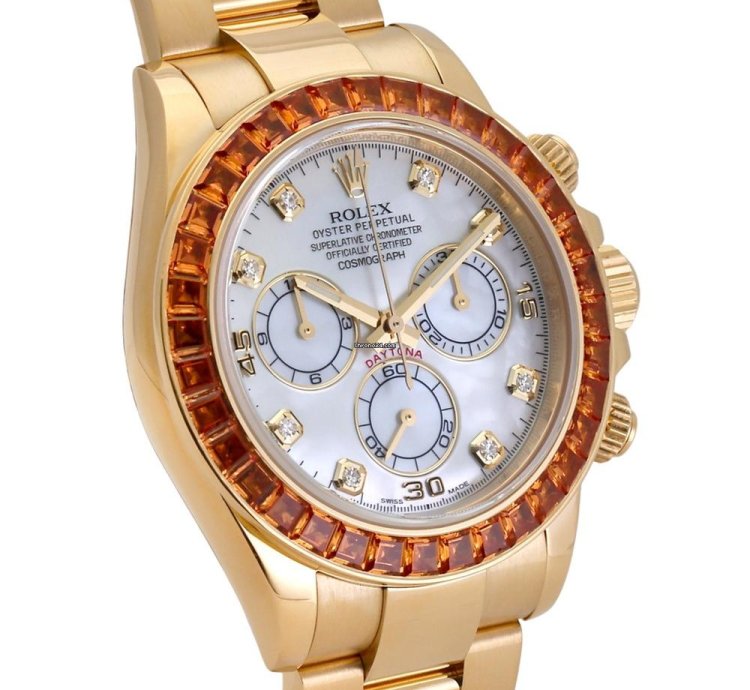Rolex Daytona 116578saco Automatic Yellow Gold Good