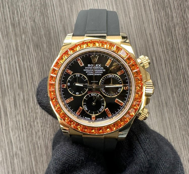 Rolex Daytona 116588saco Daytona Orange Sapphires