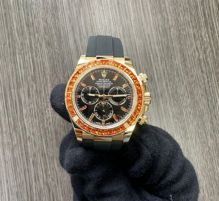 Rolex Daytona 116588saco Daytona Orange Sapphires