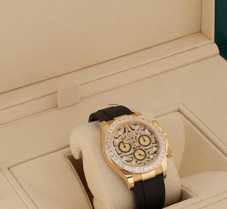 Rolex Daytona 116588tbr Neu 2022 Full Set Eye Of The Tiger Yellow Gold Gelbgold
