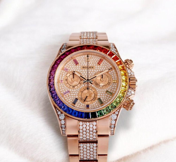 Rolex Daytona 116595rbow Automatic Red Gold Like New Unworn