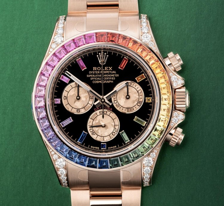 Rolex Daytona 116595rbow Neu 2023 Rainbow Fullset