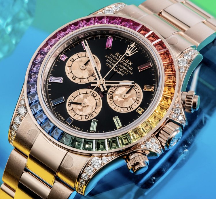 Rolex Daytona 116595rbow Neu 2023 Rainbow Fullset