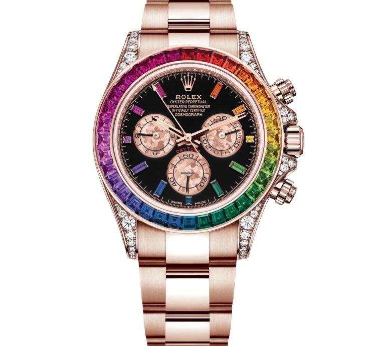 Rolex Daytona 116595rbow Rainbow - Fully Stickered - Full Set