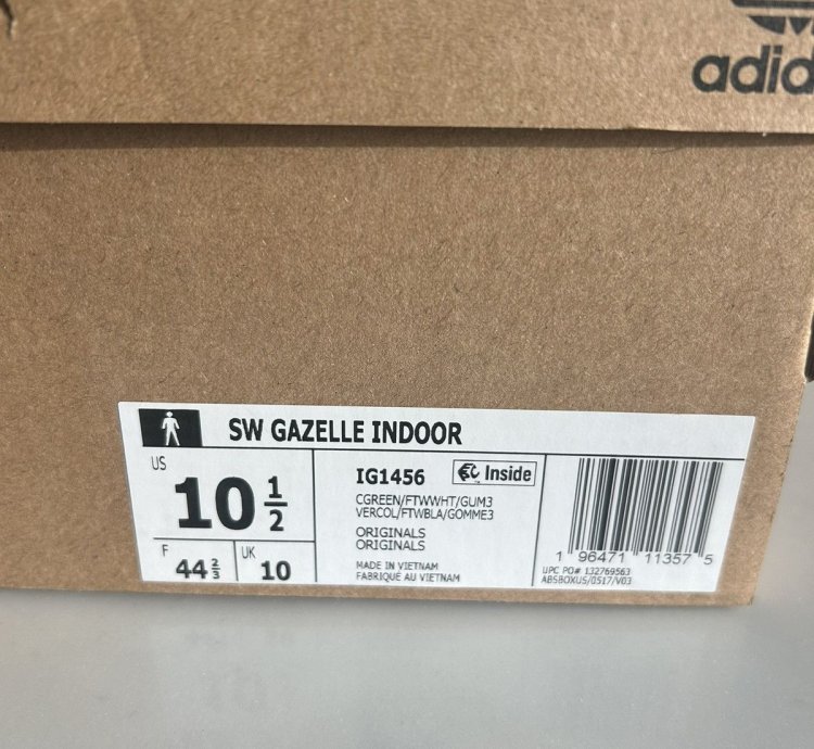 Adidas Sean Wotherspoon Gazelle Indoor Hemp Green