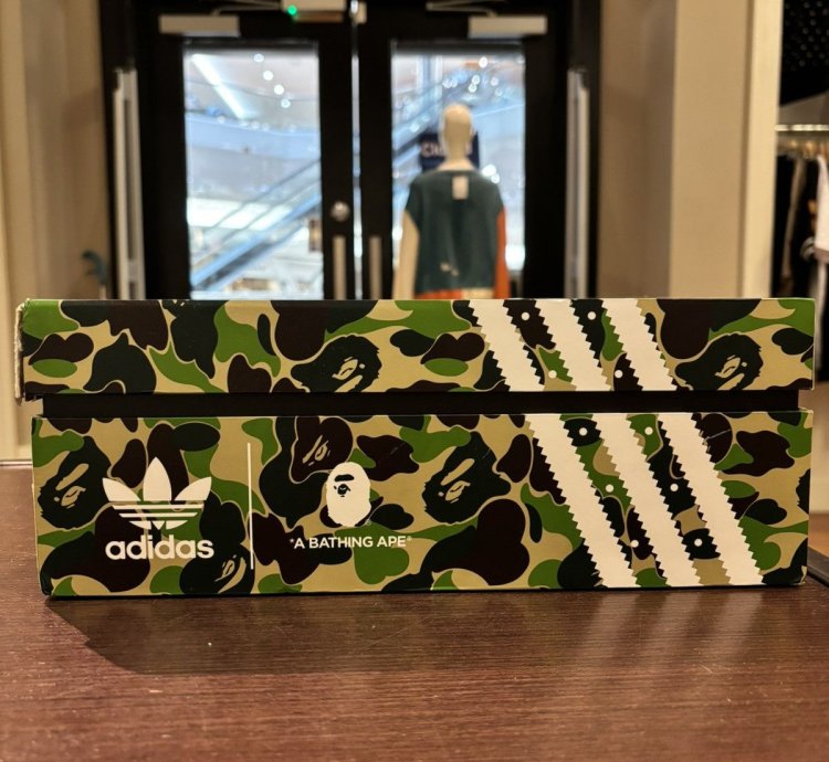 Adidas Superstar Bape Abc Camo Green