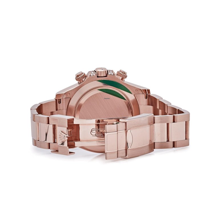 Rolex Daytona 116595rbow Rainbow Rose Gold Pave Diamond Dial Sapphire Bezel 2022