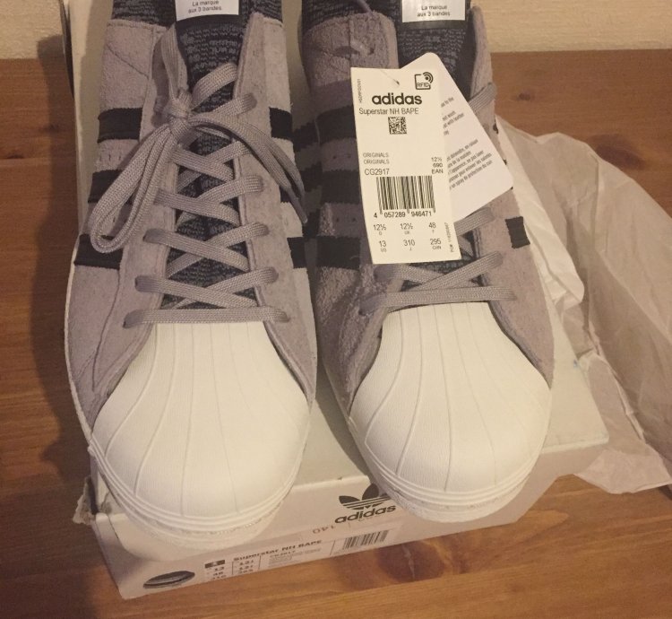 Adidas Superstar Boost Bape Neighborhood