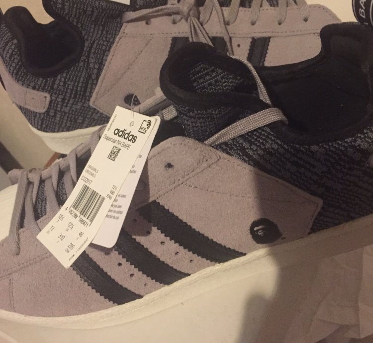 Adidas Superstar Boost Bape Neighborhood