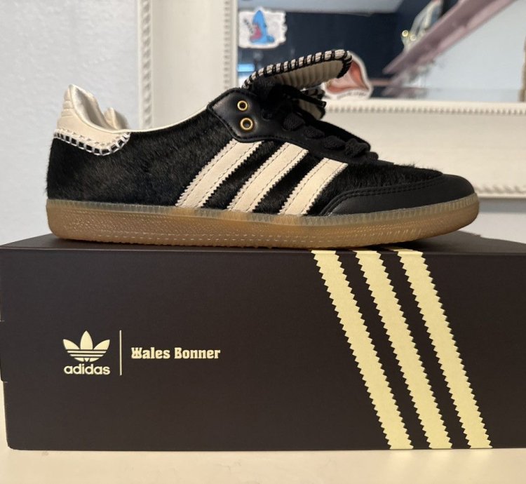 Adidas Wales Bonner Black Pony Fur Sambas