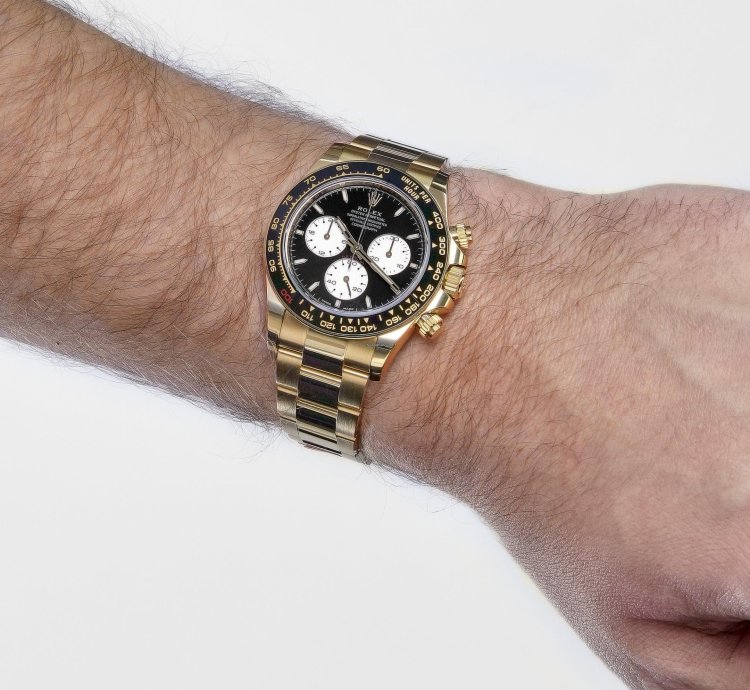 Rolex Daytona 126528ln Le Mans Yellow Gold Black Dial