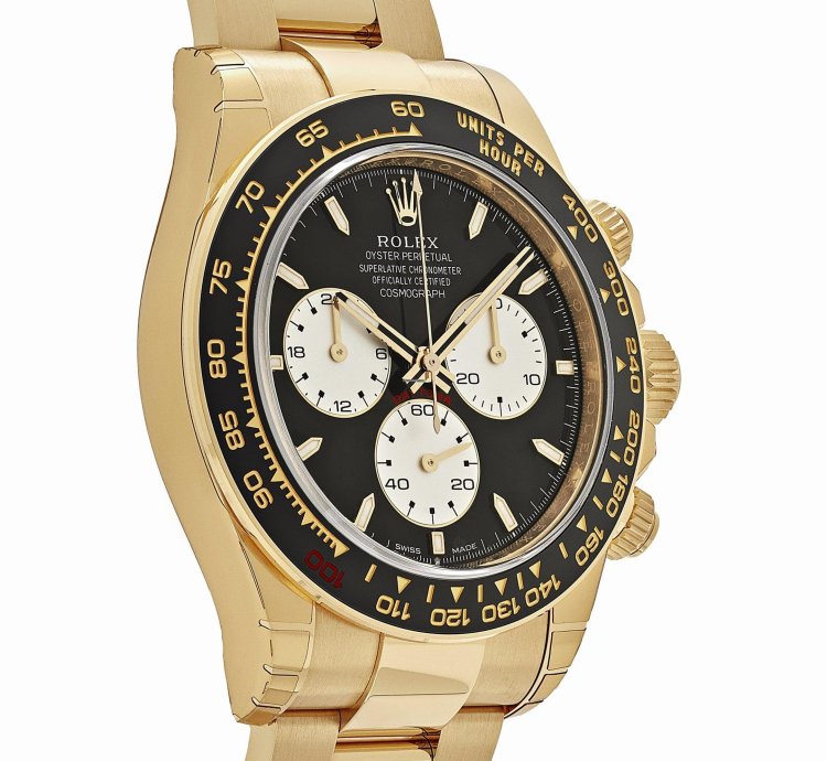 Rolex Daytona 126528ln Le Mans Yellow Gold Black Dial
