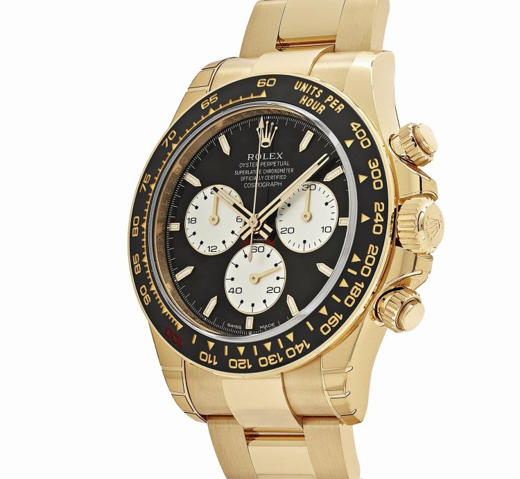 Rolex Daytona 126528ln Le Mans Yellow Gold Black Dial