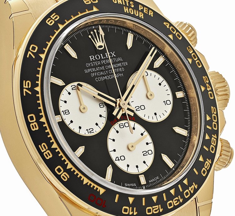 Rolex Daytona 126528ln Le Mans Yellow Gold Black Dial