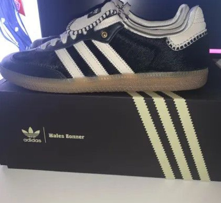Adidas Wales Bonner Black Pony Tonal Samba Shoes