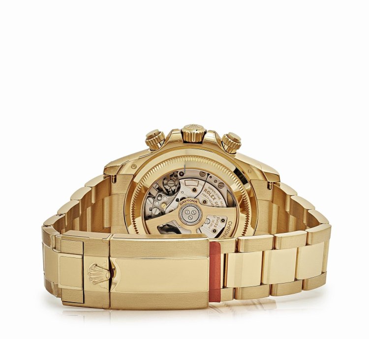 Rolex Daytona 126528ln Le Mans Yellow Gold Black Dial