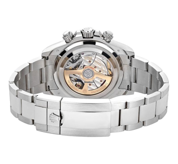 Rolex Daytona 126529ln Le Mans 18k White Gold Black Dial 40 Mm