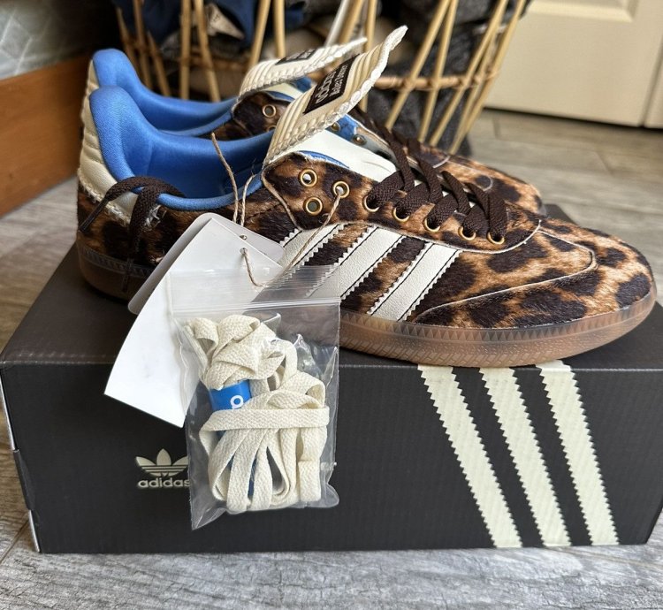 Adidas Wales Bonner Pony Hair Leopard Sambas