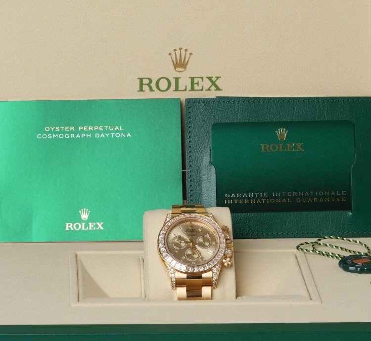 Rolex Daytona 126598tbr Neu 2024 Full Set Yellow Gold Gelbgold